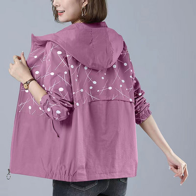 2023. gada jauns pavasara rudens īss mētelis Sieviešu jaka Brīvs mētelis Sieviešu jakas 6XL Virsdrēbes Ikdienas virsdrēbes Topi