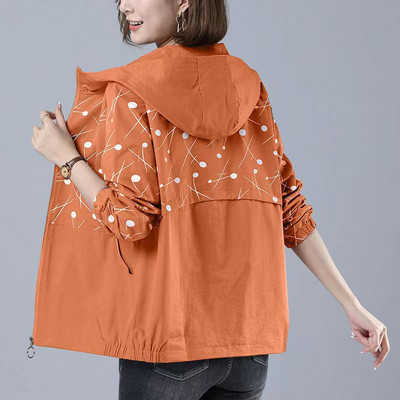 2023. gada jauns pavasara rudens īss mētelis Sieviešu jaka Brīvs mētelis Sieviešu jakas 6XL Virsdrēbes Ikdienas virsdrēbes Topi