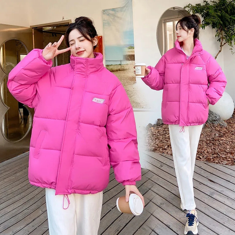 Jachetă de iarnă nouă 2023, pardesiu pentru femei, pardesi scurte căptușite din bumbac, parcas supradimensionată, pardoseală pentru femei