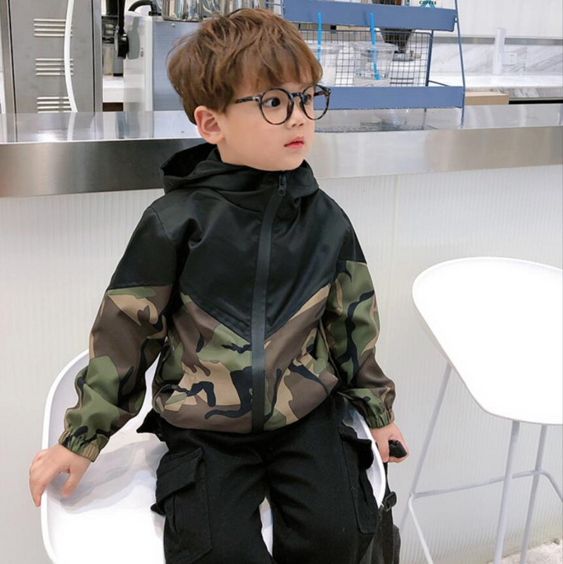 Copii Băieți Jachete Impermeabile Jachete De Ploi De Toamnă Pentru 2 3 4 5 6 7 8 9 Ani Băieți Jachete Impermeabile De Primăvară Camouflage