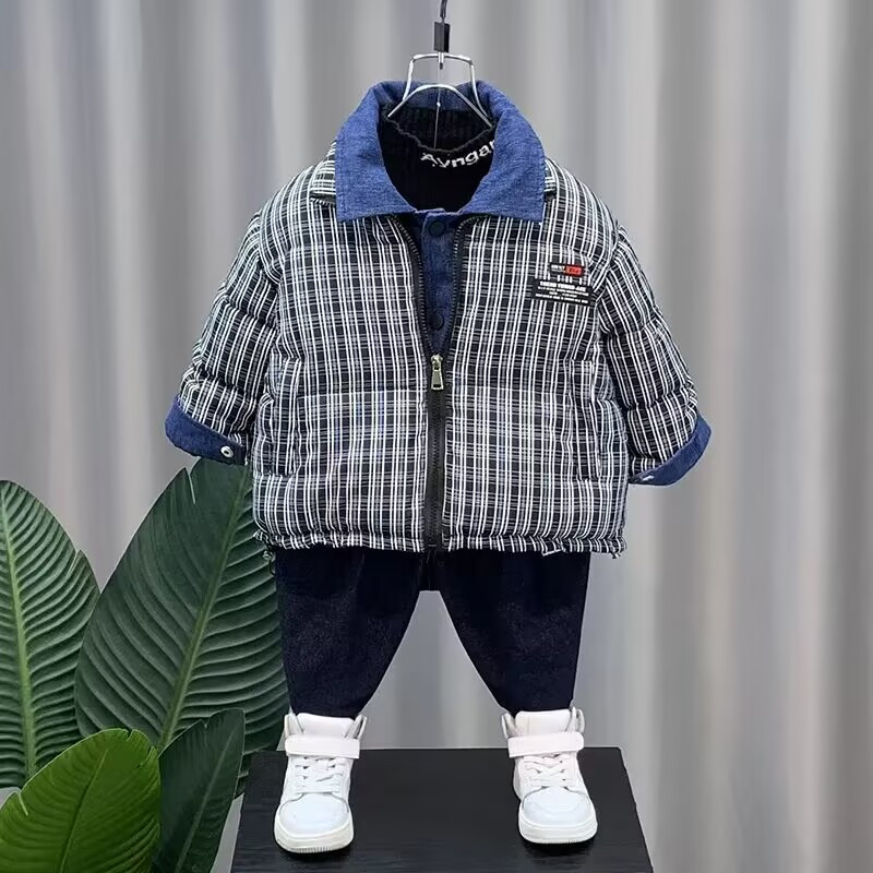 Jachetă îngroșată pentru băieți, toamnă și iarnă, căptușită, căptușită, pentru copii, fleece, pentru băieți, frumoși, uniformă de baseball