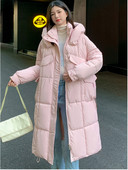 2023-as téli női parkok hosszú dzsekik Alkalmi vastag, meleg kapucnis kabát Női pufferkabát Téli ruhák Felsőruházat Szélálló kabát