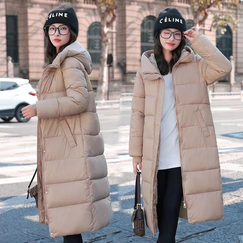 Jachete de iarnă pentru femei Parka lungă groasă și caldă 2023 noi paltoane puf pentru femei la modă jachetă căptușită din bumbac pentru femeie haină de zăpadă