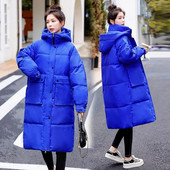 Jachetă de iarnă Parka pentru zăpadă pentru femei 2023, nou cu glugă, îngroșat, haine calde din bumbac Jachetă largi Parka lungă îmbrăcăminte exterioară