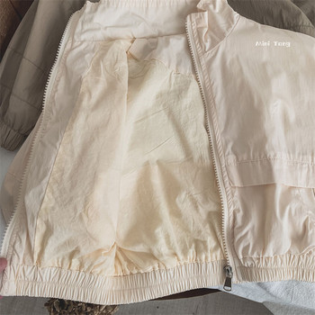 2Colors 2023 Бебешки якета с цип Пролет Есен Ежедневни удобни Тренчкоти Модни детски Детски дрехи Горнища Костюм