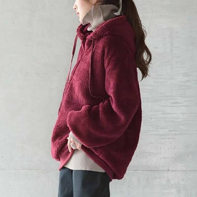 Jachete de iarnă pentru femei de mărime mare Îmbrăcăminte de toamnă pentru femei Jachetă de lână artificială primăvară iarnă Jachetă scurtă din shearling