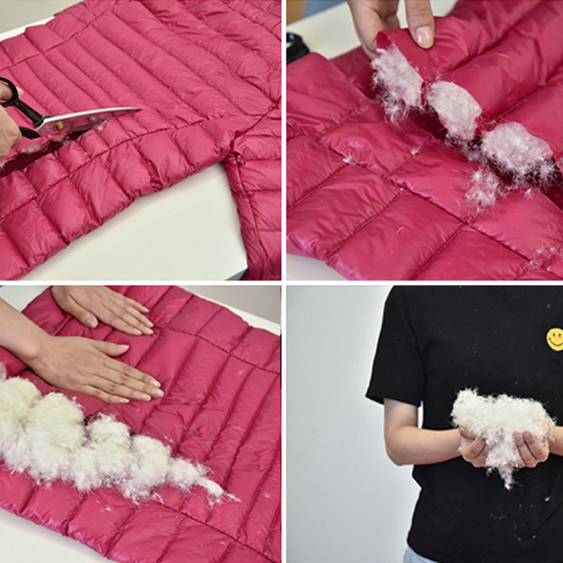 Jachete de iarnă noi 2023 pentru femei, haină lungă din puf de rață alb, parka cu glugă, căptușită, ultra ușoară, portabilă, pentru femei