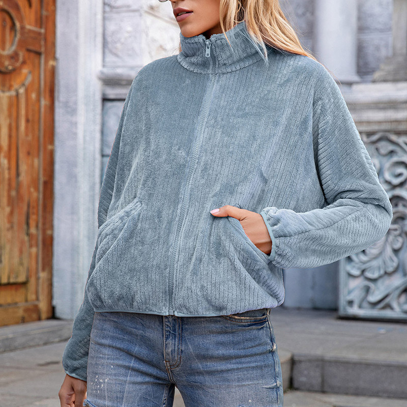 Zimné bundy pre ženy, zimné oblečenie pre väčšie veľkosti, dámske bundy, odhalený golier, patchwork, dlhý rukáv, plyšové vrecká, zipsový kabát