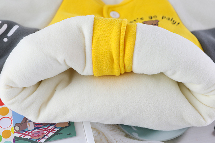 Jachetă caldă de catifea pentru copii Plus, haină pentru copii, băiețel, fetiță, desene animate, iarnă, îmbrăcăminte exterioară pentru copii mici, pentru nou-născut, haine pentru copii