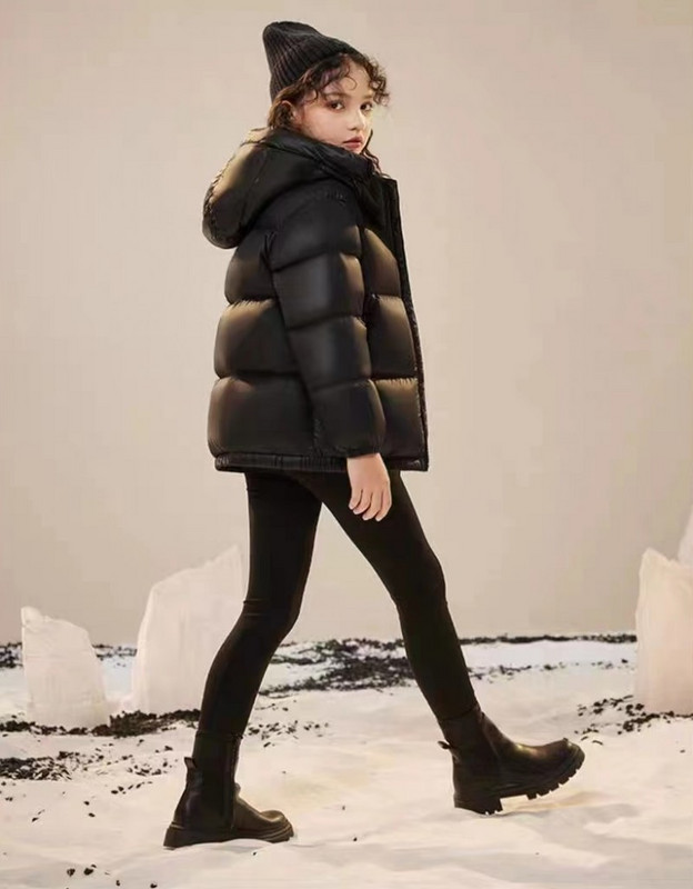 Jachetă de puf de iarnă nouă fete copii paltoane grosime copii iarnă toamnă îmbrăcăminte exterioară 2023-WT026