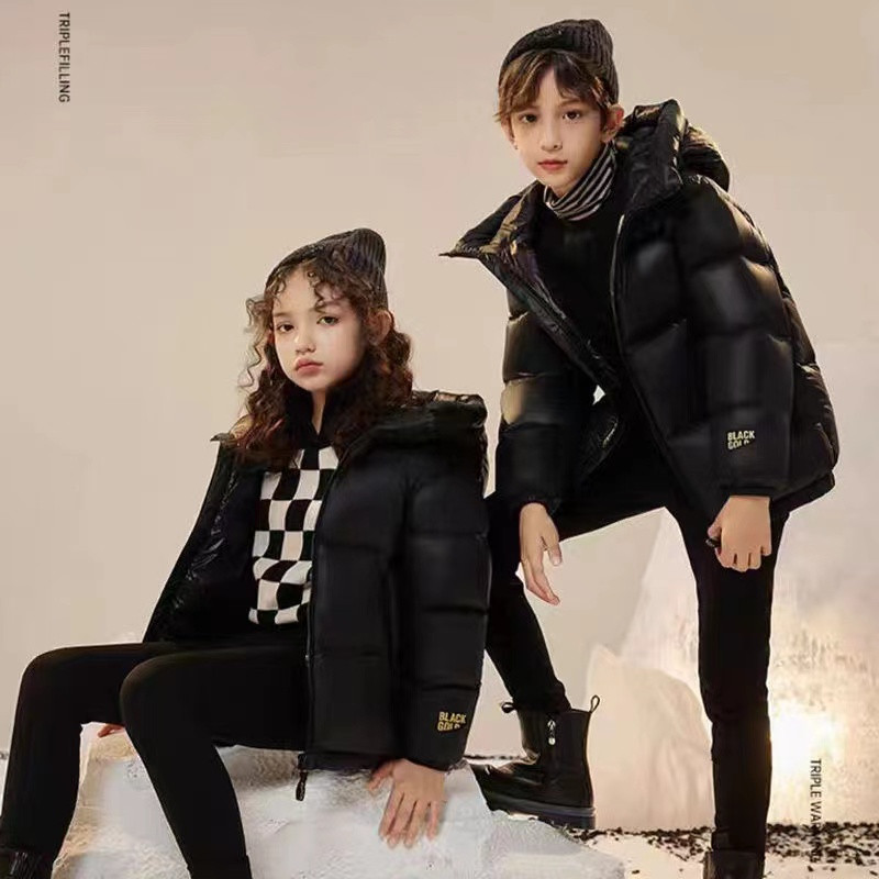 Jachetă de puf de iarnă nouă fete copii paltoane grosime copii iarnă toamnă îmbrăcăminte exterioară 2023-WT026