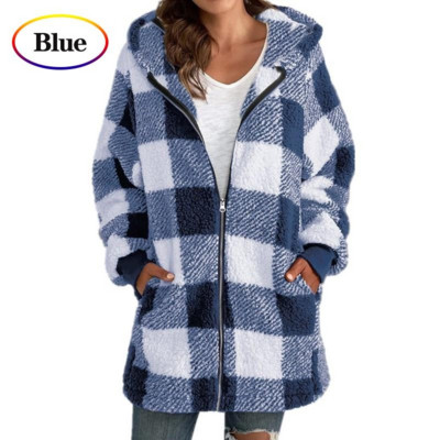 Jachetă cu zăbrele cu cusături pentru femei, nou sosire