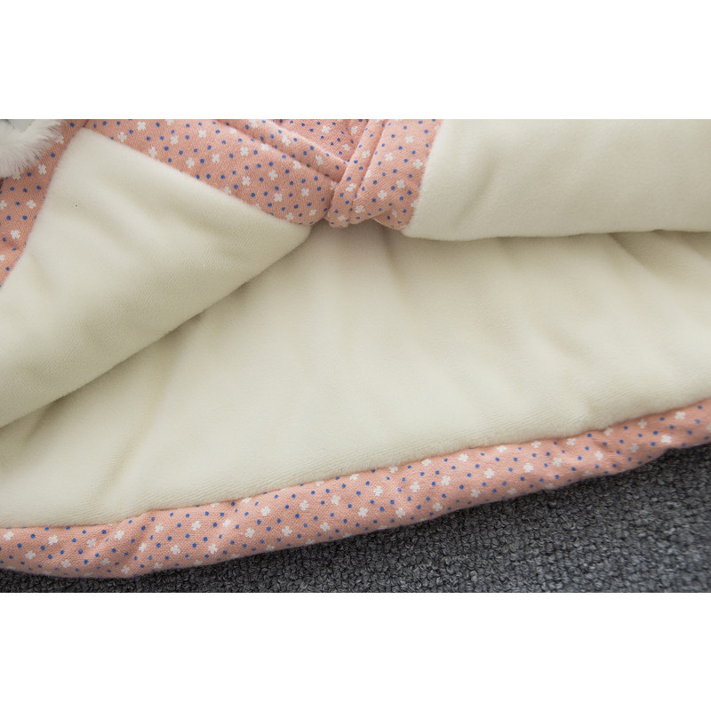 Jachete de iarnă pentru fete Plus jachetă groasă de catifea pentru fete paltoane drăguț imprimare cu glugă îmbrăcăminte pentru copii 1 2 3 4 5 ani îmbrăcăminte pentru zăpadă pentru copii