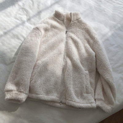 Paltoane calde cu guler ridicat, jachete de iarnă cu mânecă lungă, haine casual Harajuku, pentru acasă, Ropa Mujer