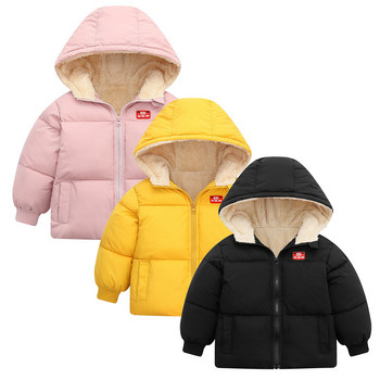 Прохождащи деца, бебета, момчета, пуловер, костюм, подплатен снежен костюм, бебешки зимни дрехи, яке с качулка, връхни дрехи