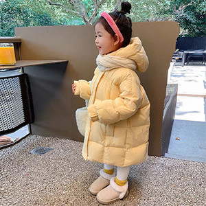 3-9 ani pentru copii, parka, costum de zăpadă, jachetă caldă de iarnă, pentru fete, haină de modă, cu glugă lungă, haine pentru copii mici.