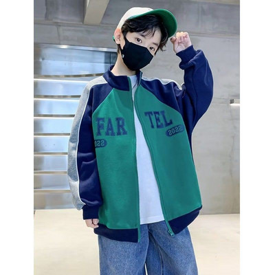 Ανοιξιάτικο φθινόπωρο για αγόρια μπουφάν Παιδικά σχολικά παλτό μπέιζμπολ για μαθητικά βαμβακερά αθλητικά ρούχα για τρέξιμο μπάσκετ για παιδιά 5-14 ετών