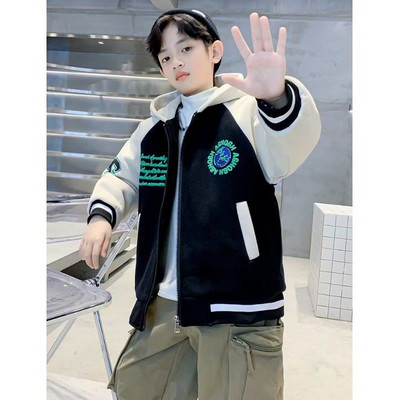 Ανοιξιάτικο φθινόπωρο για αγόρια μπουφάν Παιδικά σχολικά παλτό μπέιζμπολ για μαθητικά βαμβακερά αθλητικά ρούχα για τρέξιμο μπάσκετ για παιδιά 5-14 ετών