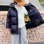 Jachetă de puf de iarnă pentru băiat, grosime pentru copii, paltoane pentru copii, toamnă iarnă 2023-A009