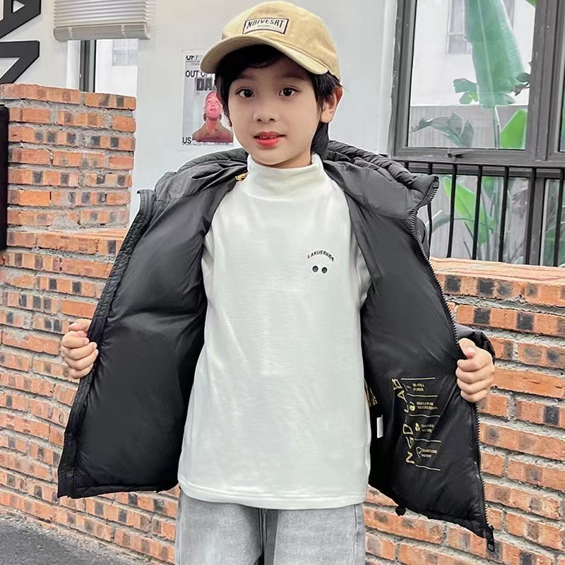 Jachetă de puf de iarnă pentru băiat, grosime pentru copii, paltoane pentru copii, toamnă iarnă 2023-A009