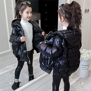 Jachetă de iarnă pentru fete Palton Adolescenți Copii Parka Costum de zăpadă Moda strălucitoare Îmbrăcăminte exterioară impermeabilă Îmbrăcăminte pentru copii 4 6 8 10 12 14 ani