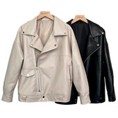 Sieviešu pu jaka vienkrāsains brīvs variants Bf stils brīvs variants sievietēm 2022. gada pavasara un rudens jaunums