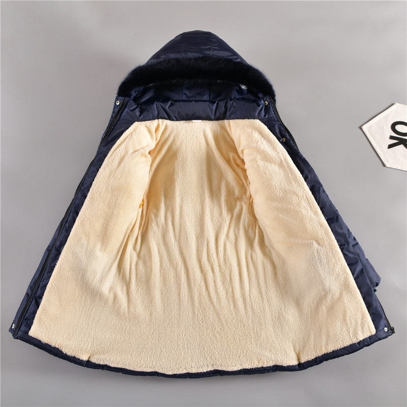 5 6 8 10 12 godina Zimska jakna za djevojčice Nova za zagrijavanje Kaput s krznenim ovratnikom Princess Gornja odjeća s kapuljačom i patentnim zatvaračem Rođendanski poklon Dječja odjeća