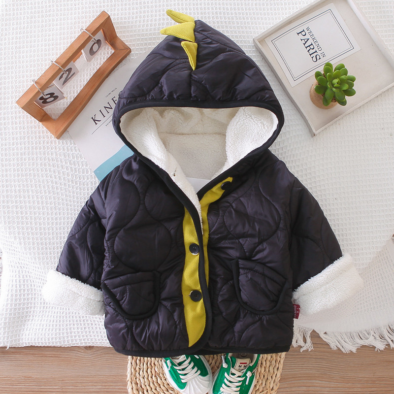 Zēniem biezi mēteļi ziemas bērniem kokvilnas samta jakas zīdainim no 1 līdz 6 gadiem siltas virsdrēbes bērniem dūnu drēbes āra bērniem