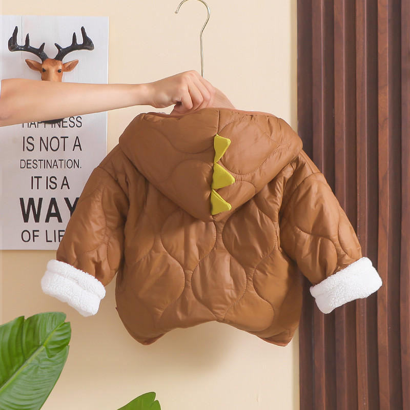 Zēniem biezi mēteļi ziemas bērniem kokvilnas samta jakas zīdainim no 1 līdz 6 gadiem siltas virsdrēbes bērniem dūnu drēbes āra bērniem