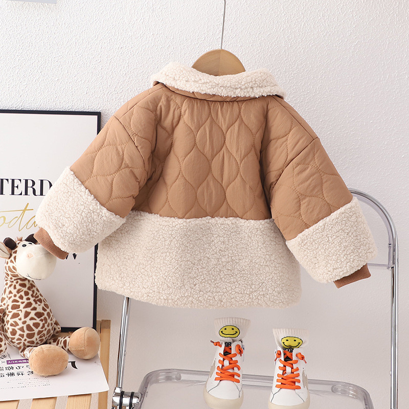 Fiúk Vastag kabátok Téli Gyermek Gyapjú Bársony dzsekik Kislányoknak 5 éves Felsőruházat Gyerekek Meleg kültéri ruhák Top 2023