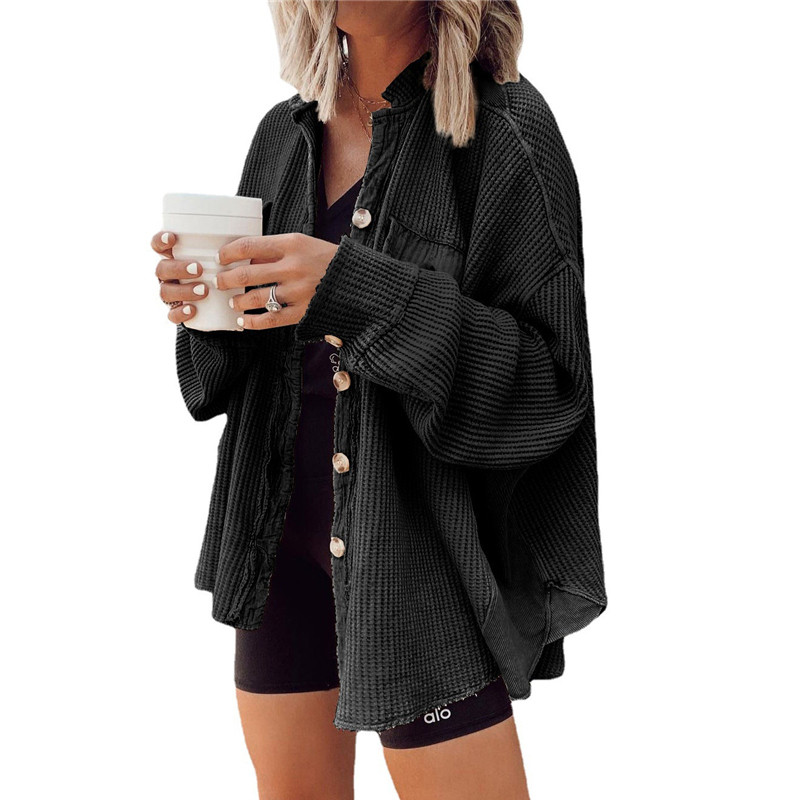 Jachetă retro de mărime mare pentru femei 2023, populară, europeană și americană, cu un singur piept, cu mânecă lungă, cu buzunar, pentru femei