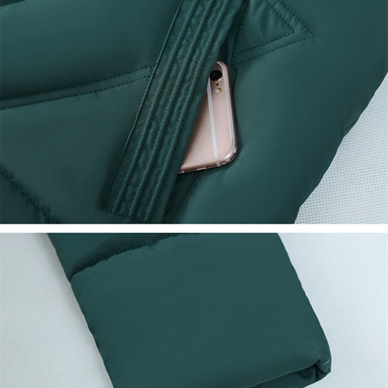 Téli meleg felöltő Vastag Sobretudo Oversized 4XL felsőruházat felső piros alkalmi Parka Középhosszú pamut párnázott kapucnis bő női kabát