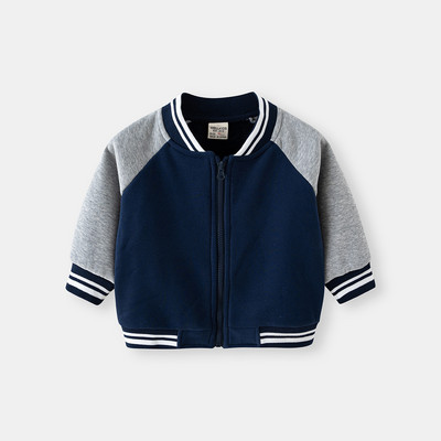 Boys Plus flīsa beisbola mētelis rudens jauns bērnu garās piedurknes savienojuma jaka zēniem rudens jaka zēnu apģērbi