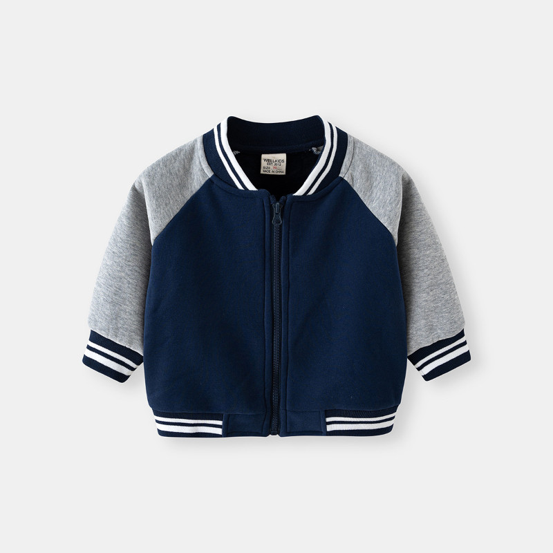Boys Plus flīsa beisbola mētelis rudens jauns bērnu garās piedurknes savienojuma jaka zēniem rudens jaka zēnu apģērbi