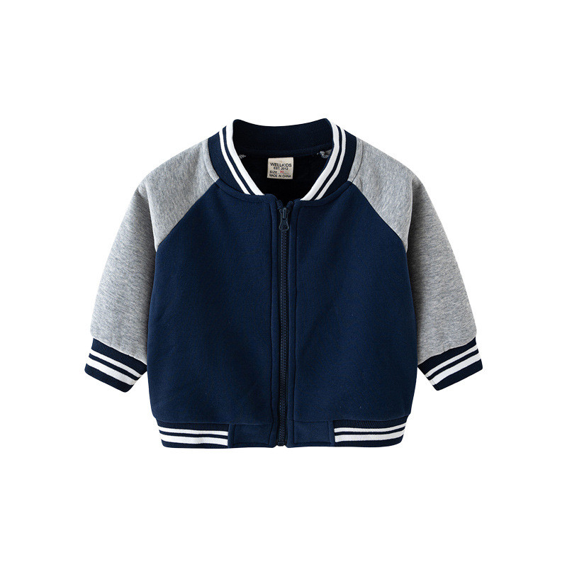 Boys Plus flīsa beisbola mētelis rudens jauns bērnu garās piedurknes savienojuma jaka zēniem rudens jaka zēnu apģērbi