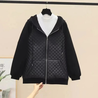 Ziemas vieglas stepētas jakas Sieviešu dūnu kokvilnas mētelis Korejiešu modes ar kapuci īsi parki Ikdienas polsterēta jaka Sieviešu apģērbi