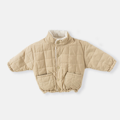 Haine de iarnă pentru băieți, fete, haină pentru fetiță, jachetă caldă, căptușită, de culoare uni, pentru copii mici, haine pentru copii