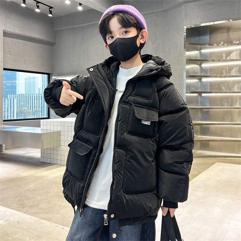 Parka pentru copii Băieți, iarnă, paltoane calde, moda pentru adolescenți, jachete cu glugă îngroșate, pentru copii, iarnă, în aer liber, parka pentru bebeluși, nou