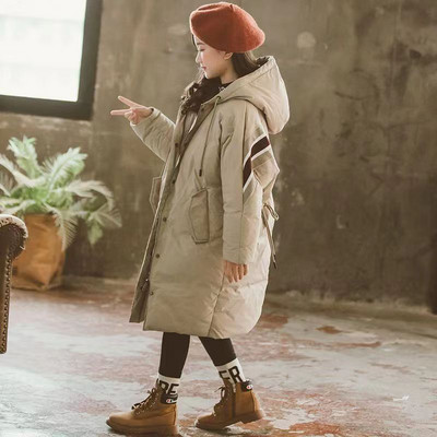 Jachetă căptușită din bumbac Jachetă pentru copii, iarnă 2022, nouă, îngroșată pentru student, din puf de bumbac, pentru fete