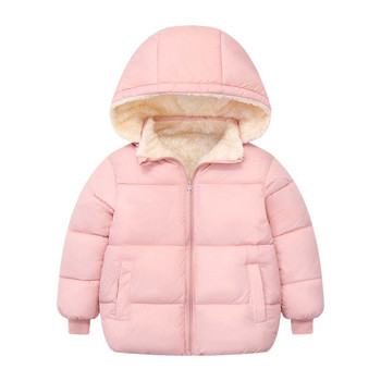 Детски бебешки топли момичета момчета анимационни зимни топли поларени якета момичета размер 8 зимно палто палто за деца пухено яке за деца X