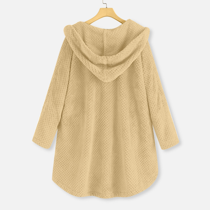 Ocazional lângă lângă îmbrăcăminte de îmbrăcăminte pentru femei Jachete la modă, cu glugă, haină pentru femei, toamnă iarnă, culoare uni, hanorac cald