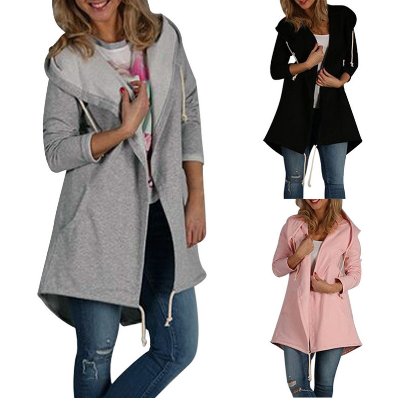 Jachete de iarnă pentru femei Haine de iarnă marimi mari Jachete de femei de toamnă, ocazional, cu mânecă lungă, haină cu glugă.