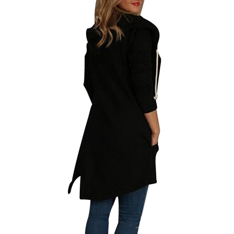 Jachete de iarnă pentru femei Haine de iarnă marimi mari Jachete de femei de toamnă, ocazional, cu mânecă lungă, haină cu glugă.