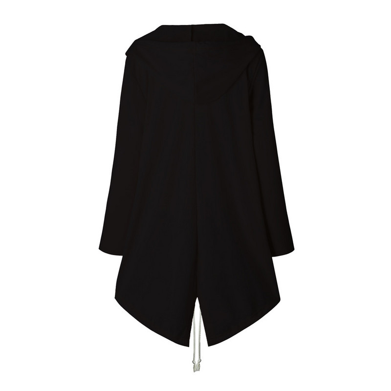 Jachete de iarnă pentru femei Haine de iarnă marimi mari Jachete de femei de toamnă, ocazional, cu mânecă lungă, haină cu glugă.