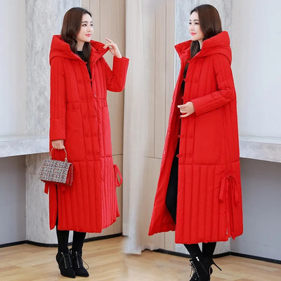 Jachete de iarnă 2023, parkas noi pentru femei, ocazional, groasă, caldă, cu glugă, haină lungă pentru femei, jachetă pufă, parka rezistentă la vânt, îmbrăcăminte pentru femei