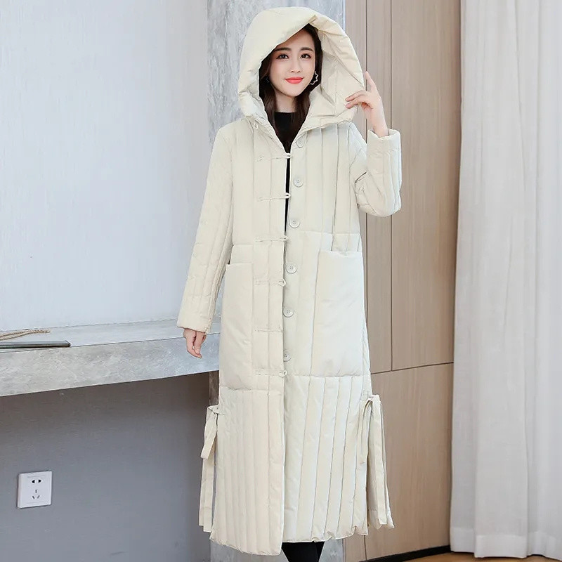 Jachete de iarnă 2023, parkas noi pentru femei, ocazional, groasă, caldă, cu glugă, haină lungă pentru femei, jachetă pufă, parka rezistentă la vânt, îmbrăcăminte pentru femei