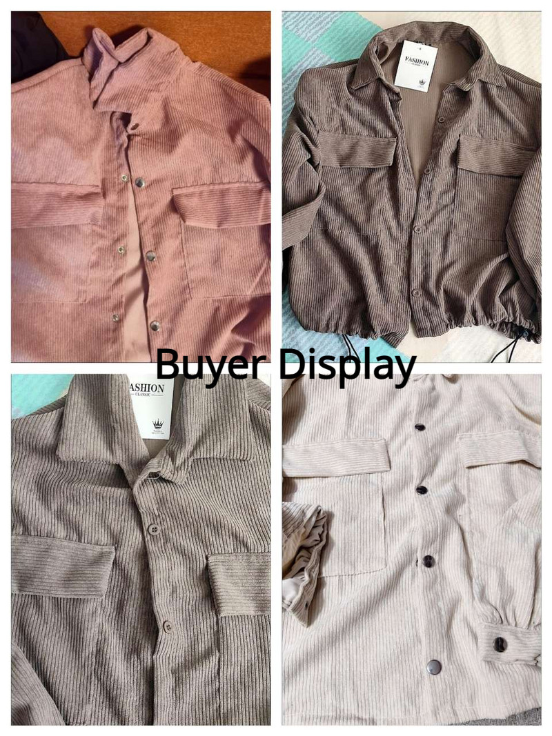 Jachetă decupată din velur epocă pentru femei, de modă coreeană, cu mânecă lungă, bluze cu șnur, haine largi, cu un singur piept, cardigan