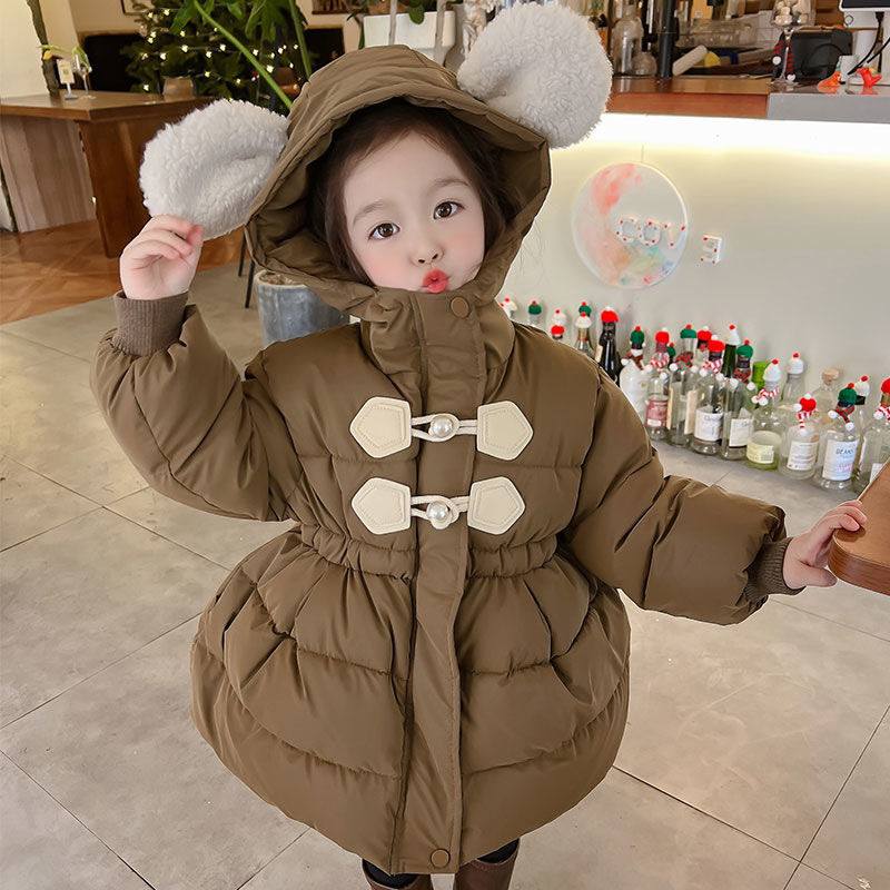 Parka din amestec de lână de miel, roșie, pentru bebeluși, toamnă iarnă, jachete de blană pentru fete, drăguț, jachetă caldă pentru copii, costum de zăpadă, modă