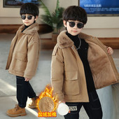 4 6 8 10 12 14 ani jachetă băieți mari toamnă iarnă plus catifea caldă pentru adolescenți jachete pentru copii modă cu fermoar cu glugă cu glugă