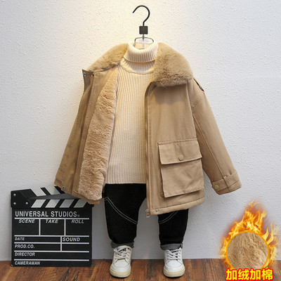 4 6 8 10 12 14 ani jachetă băieți mari toamnă iarnă plus catifea caldă pentru adolescenți jachete pentru copii modă cu fermoar cu glugă cu glugă